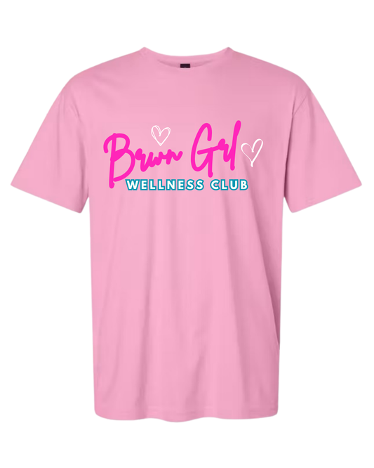 Brwn Grl Wellness Pinked Out Cursive